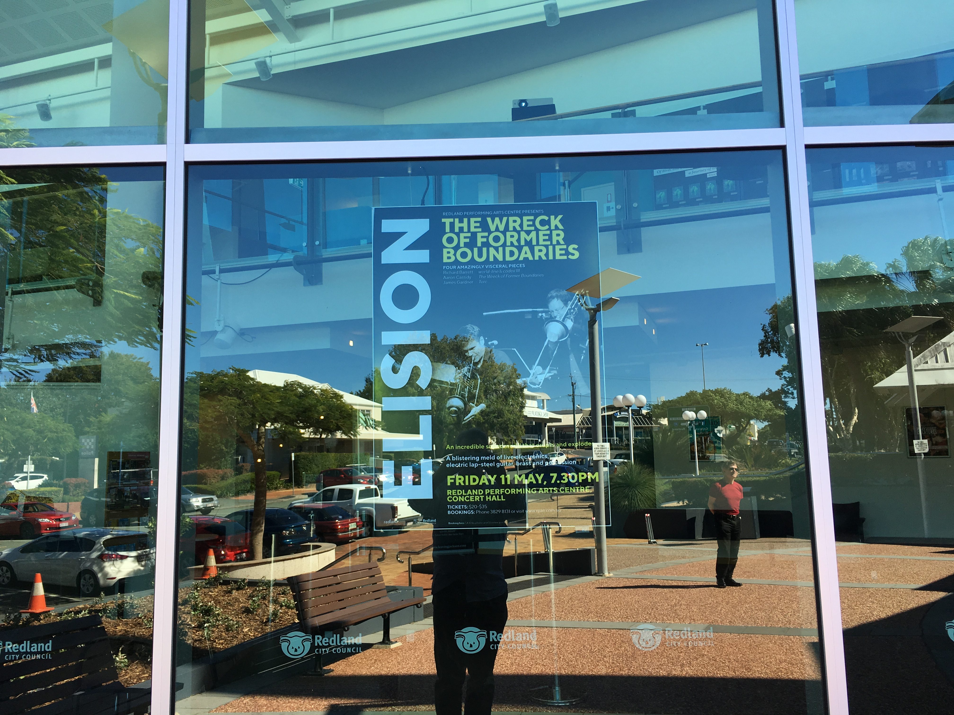 ELISION poster at RPAC, Queensland